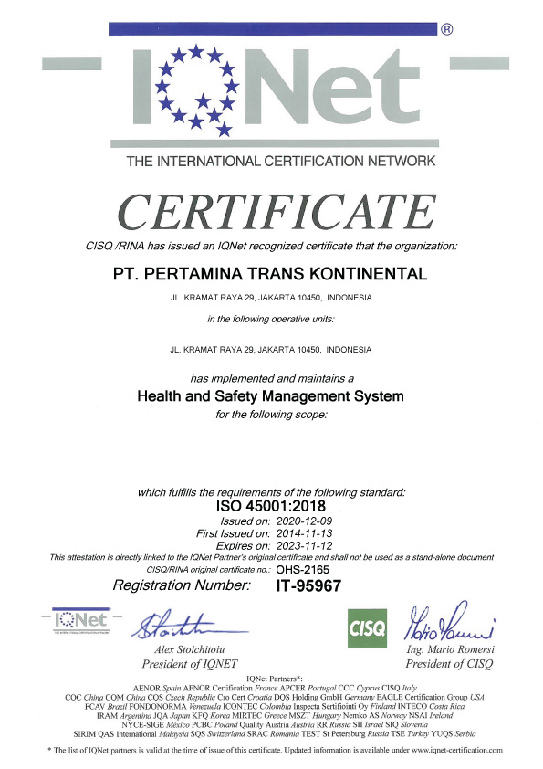 ISO 45001:2018
